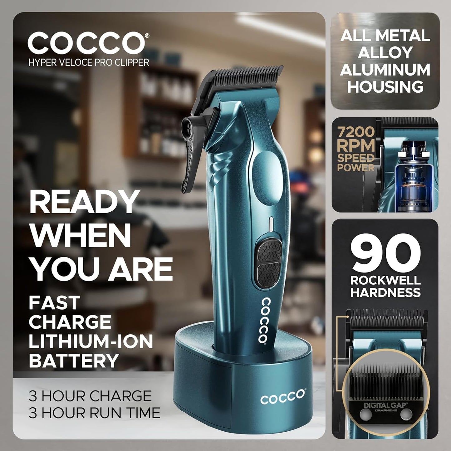 Dluxe Ave. Pro Clipper Digital Gap Ambassador/ Dark Teal