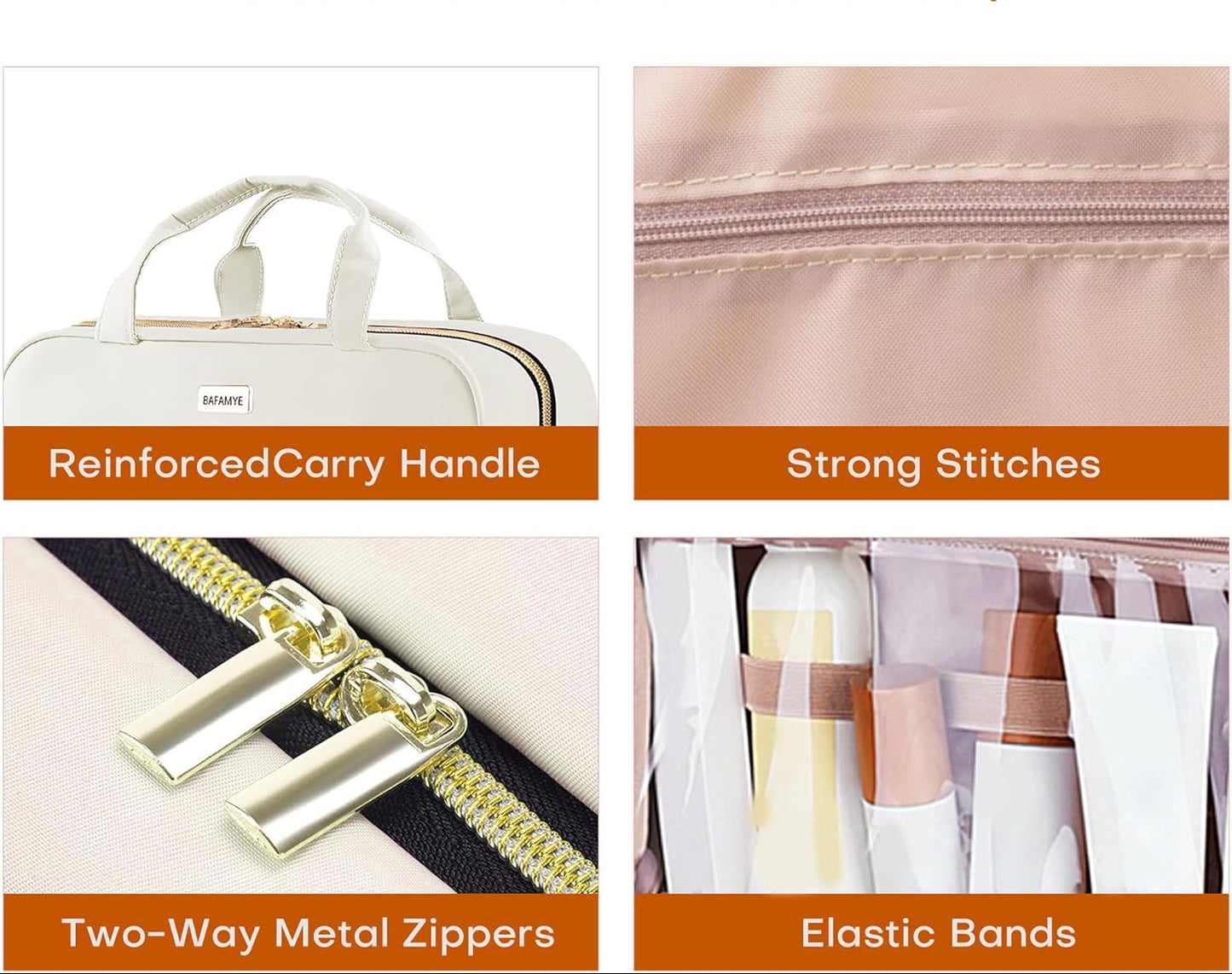 Dluxe Ave. Travel Toiletry Bag / Beige