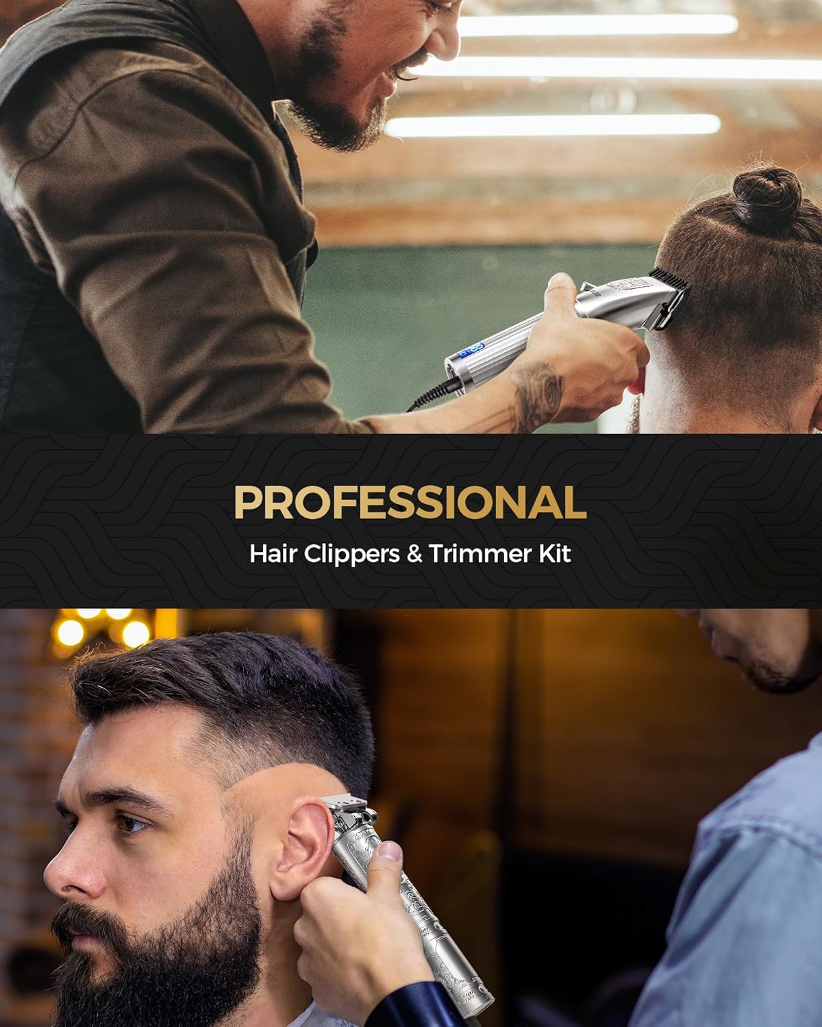 Dluxe Ave. Hair Clippers for Men/ Professional