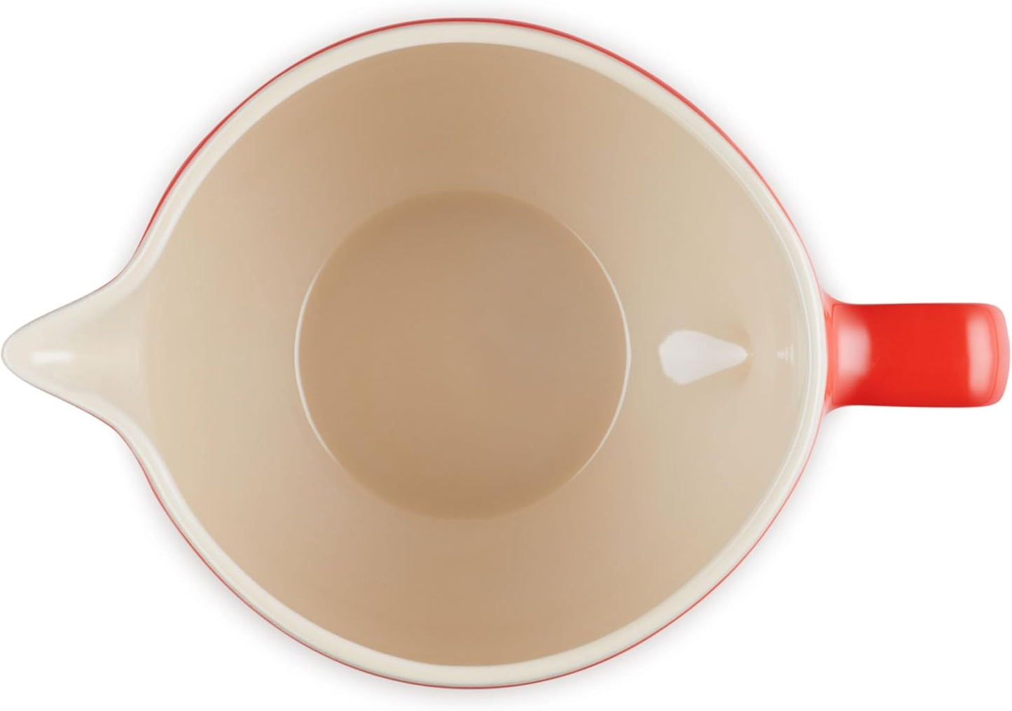 Dluxe Ave. (Limited Edition) Le Creuset Stoneware Signature Batter Bowl 3.25qt. Cerise