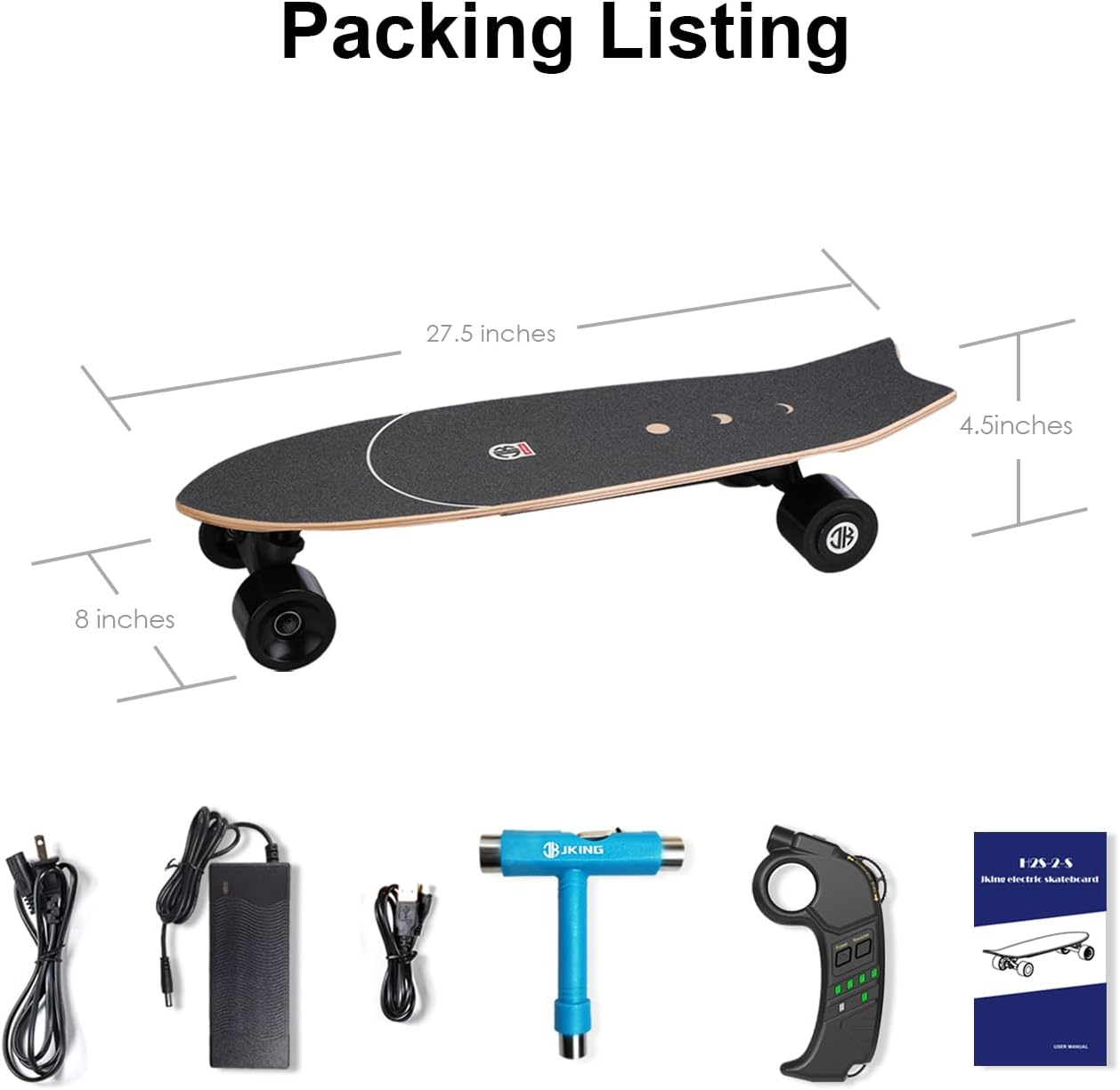 Dluxe Ave. Electric Skateboard with Remote350W Hub-Motor7/ Lays Maple12.4 MPH Top Speed5 Miles Range