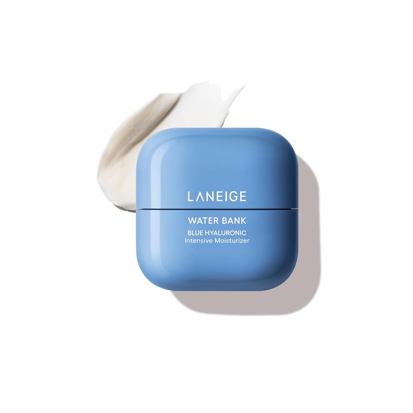 Dluxe Ave. LANEIGE Water Bank Blue Hyaluronic Intensive Moisturizer: Peptides Squalane Hydration Improve Elasticity Fortify Skins Moisture Barrier