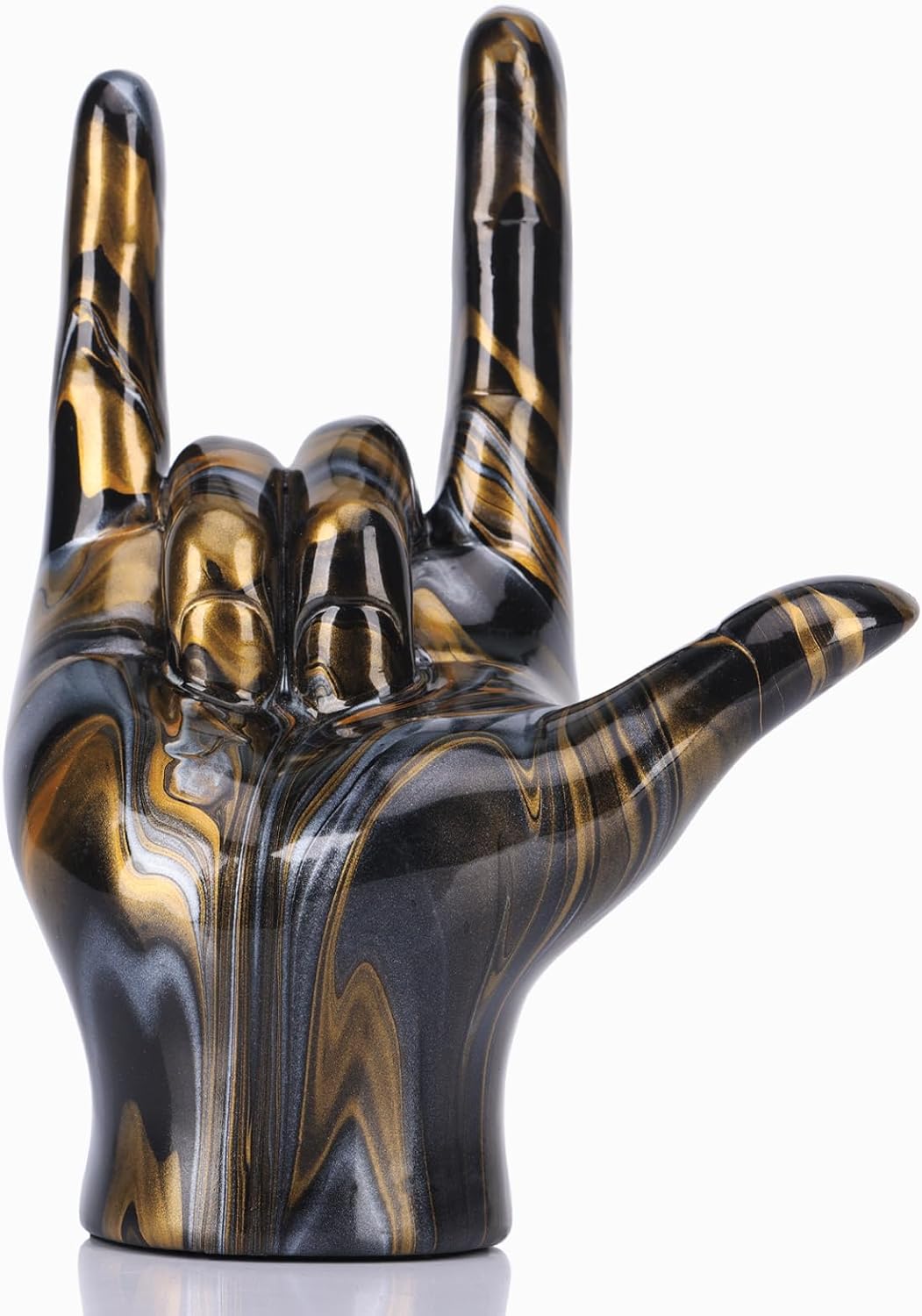 Dluxe Ave. Resin Sculpture/ Black Red