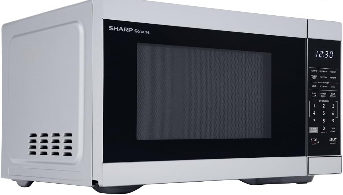 Dluxe Ave. Countertop Microwave 1.1 CuFt Stainless Steel