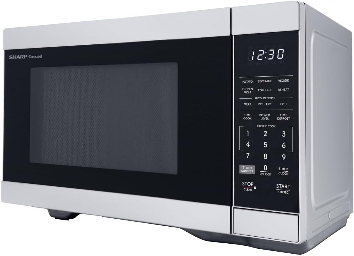 Dluxe Ave. Countertop Microwave 1.1 CuFt Stainless Steel