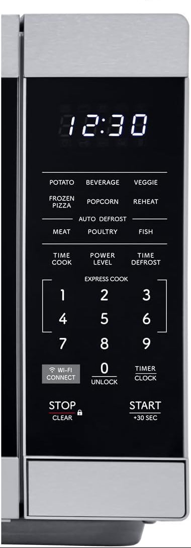 Dluxe Ave. Countertop Microwave 1.1 CuFt Stainless Steel