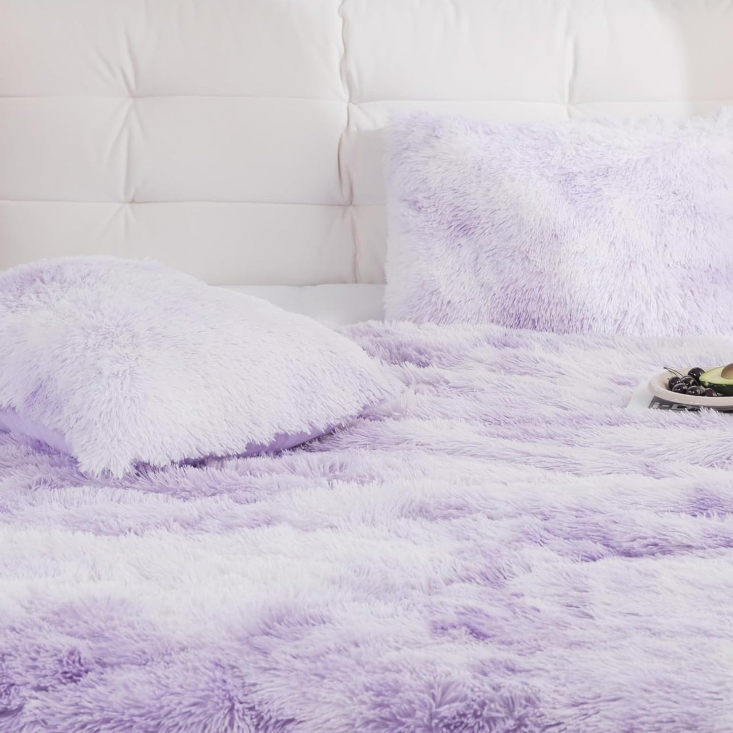 Dluxe Ave. ( TWIN ) 2 Pcs Comforter and Bedding Set,  Purple