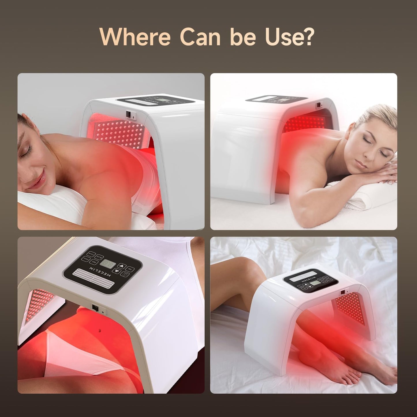 Dluxe Ave. Megelin 8 in 1 Colors LED Light Therapy Machine