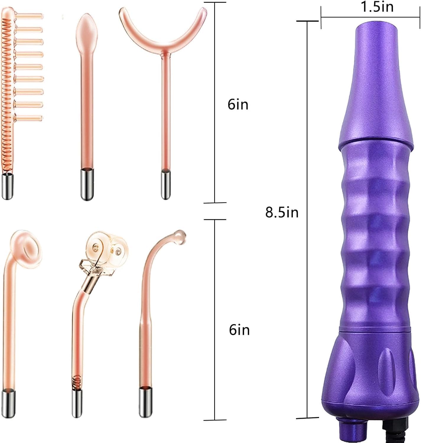 Dluxe Ave. High F Rrequency Facial Wand/ Multi-Function Face Device Machine