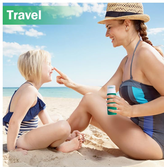 Dluxe Ave. Travel Bottles for Toiletries/ TSA Approved/ 3.3oz Leak Proof Silicone/ 18 Pack Green