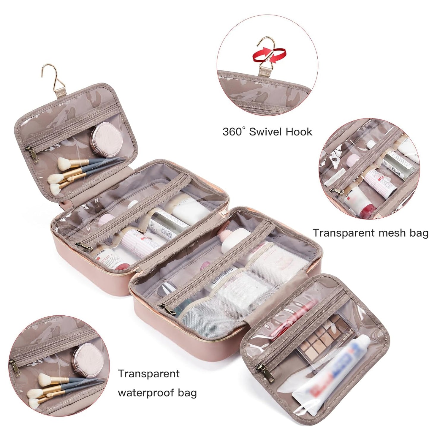 Dluxe Ave. Travel Toiletry Bag