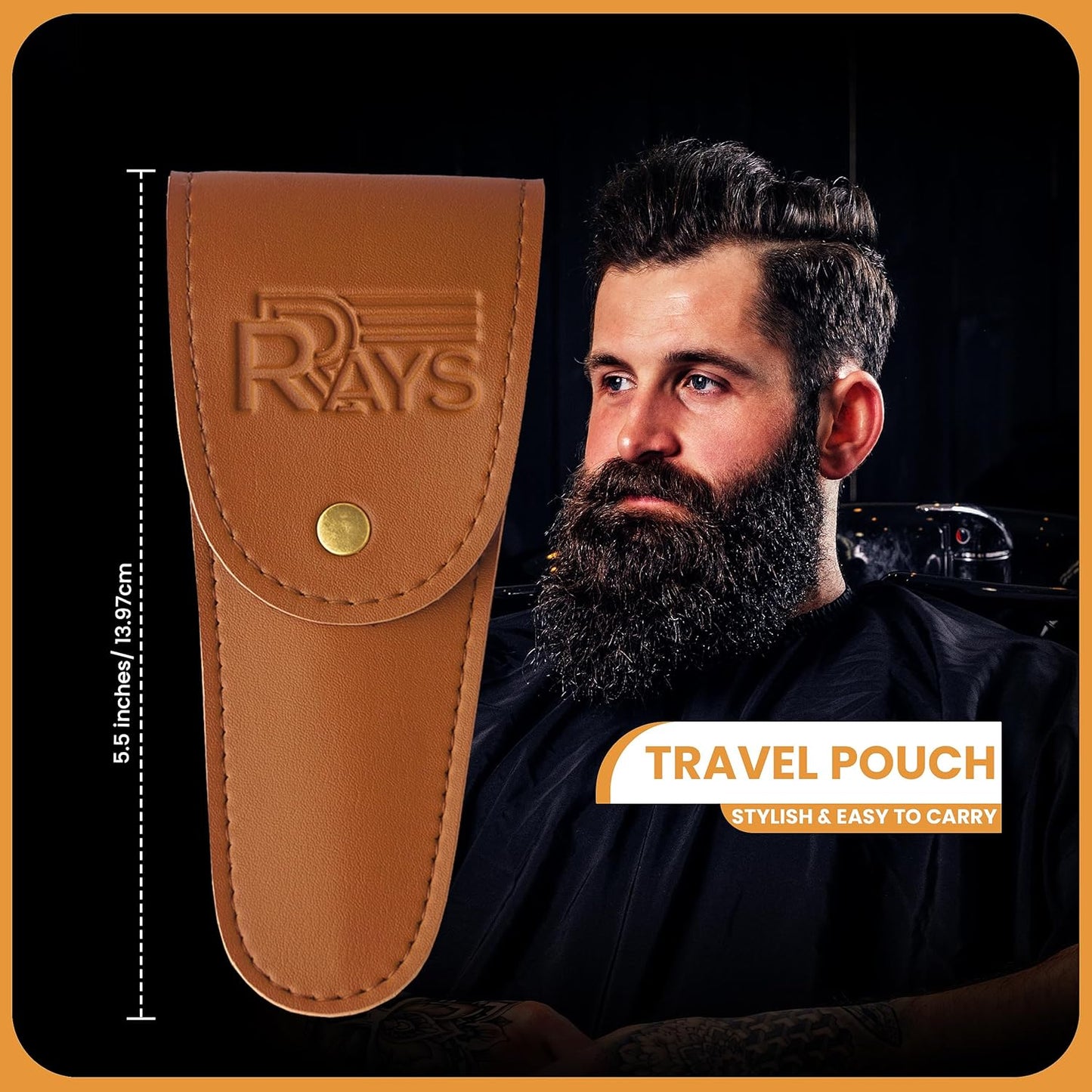 Dluxe Ave. 5 Beard Scissors for Men