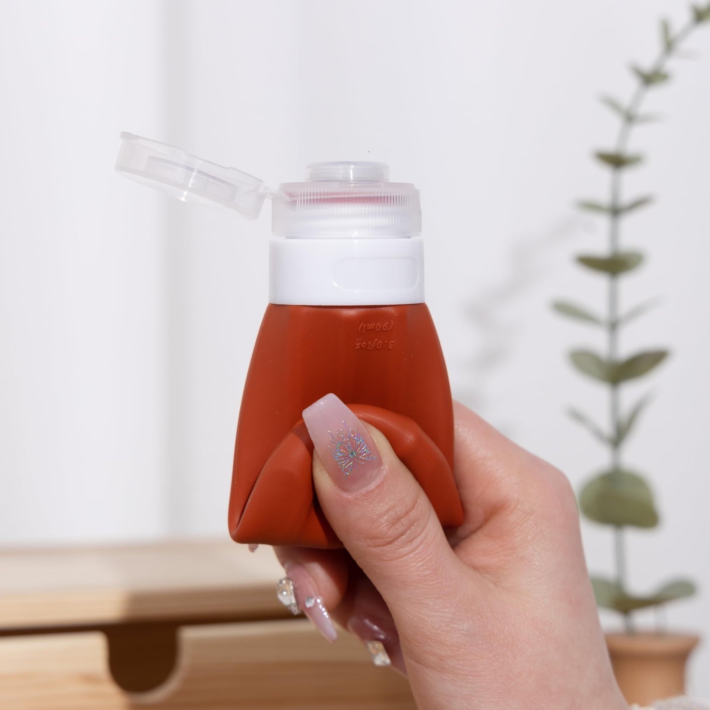 Dluxe Ave. Bottles for Toiletries/ Tsa Approved/ 3.4oz BPA Free/ Leak Proof Refillable/ Silicone/ 4 Pack