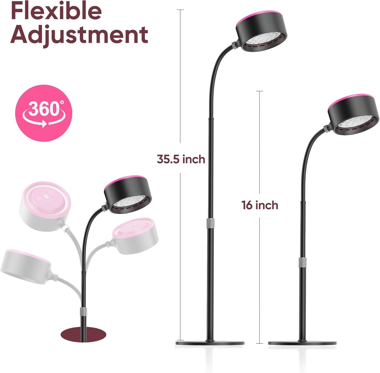 Dluxe Ave. Red Light Therapy for Face/ Infrared Light Therapy for Body 660nm Red Light and 850nm