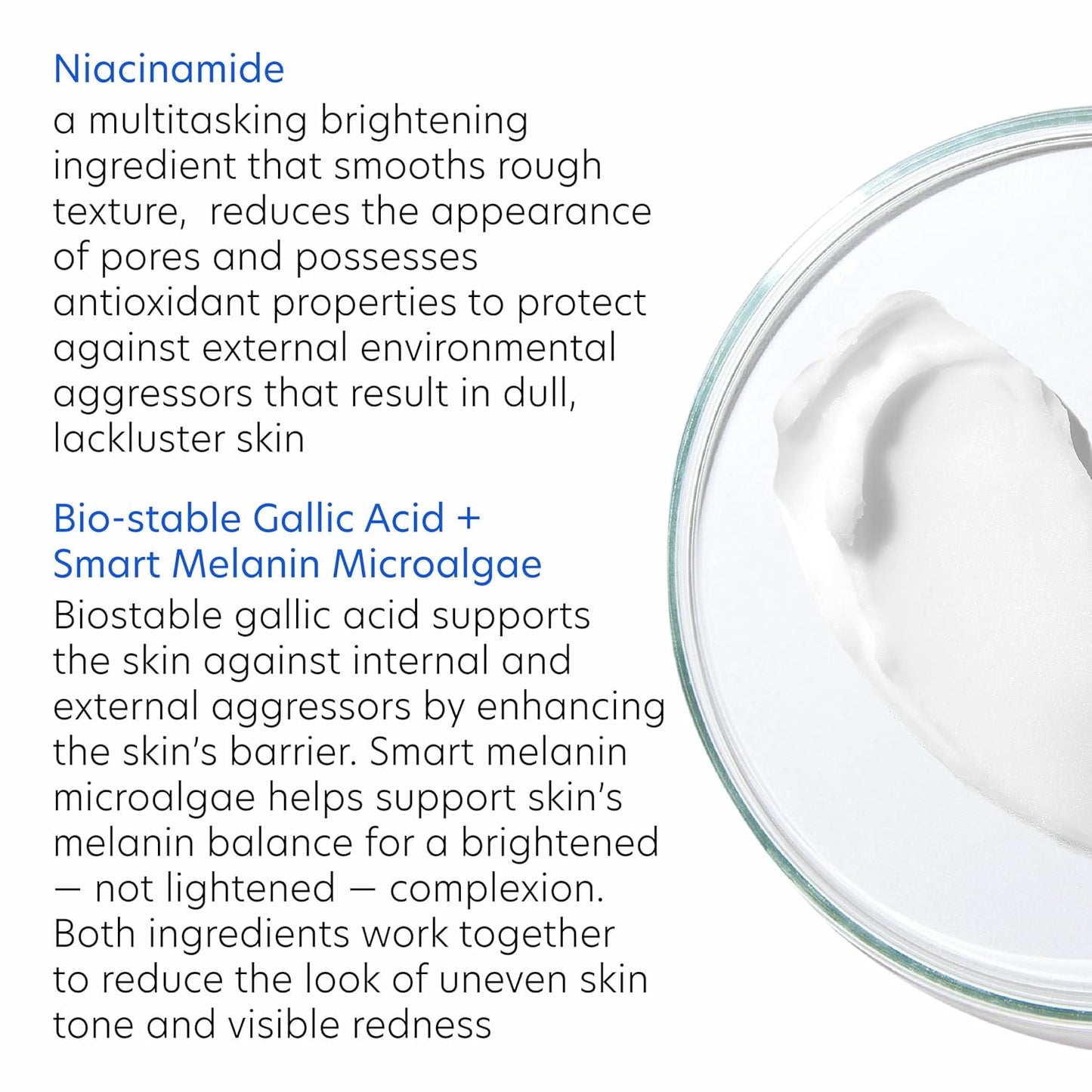 Dluxe Ave. PCA SKIN HydraBright Moisturizer - Facial Skin Care Products Hydrating Brightening Cream with Squalane Niacinamide - 1.69 oz Jar
