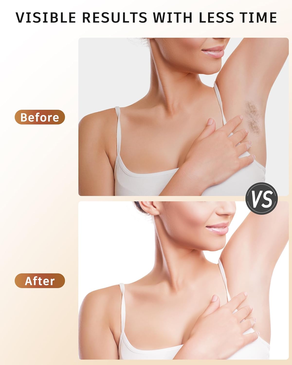 Dluxe Ave. Laser Hair Removal 3-in-1/ Hair Remover Epilators/ Face Arms Legs Armpits Bikini with 2 Mode 9 Energy Levels