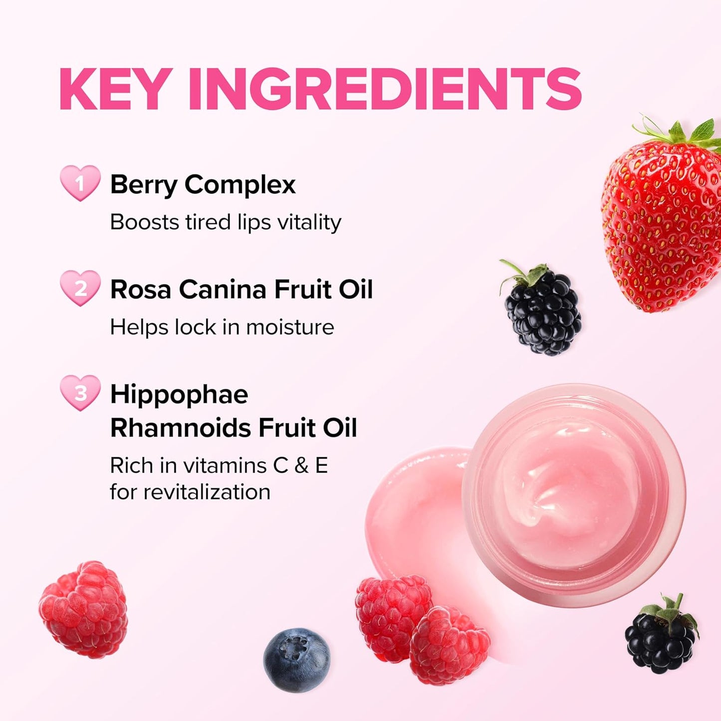 Dluxe Ave. Klavuu Lip Mask Set (2PCS) – Overnight Deep Hydrating Korean Lip Balm Treatment for Very Dry Chapped Lips | Lip Lightening & Plumping with Instant Hydration | Gentle Exfoliating (Berry & Coconut)