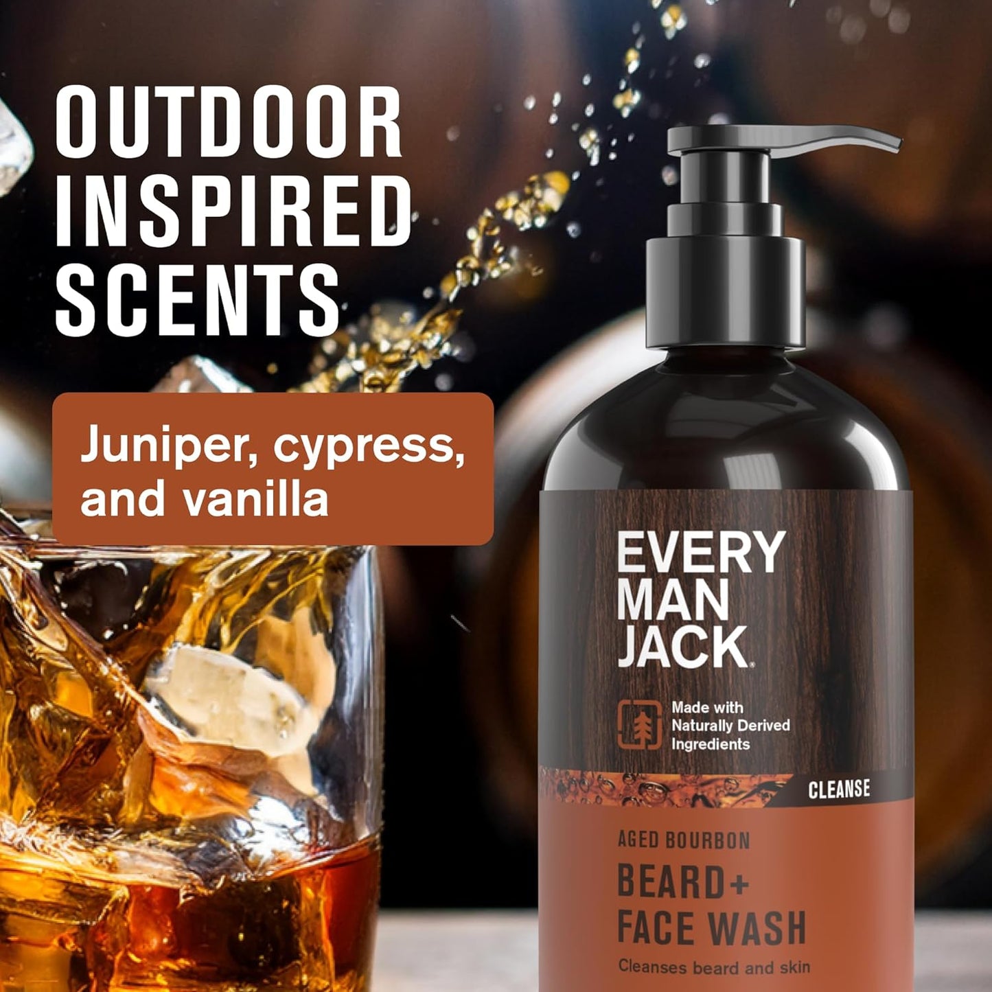 Dluxe Ave. Mens Aged Bourbon Beard Set/Grooming Essentials