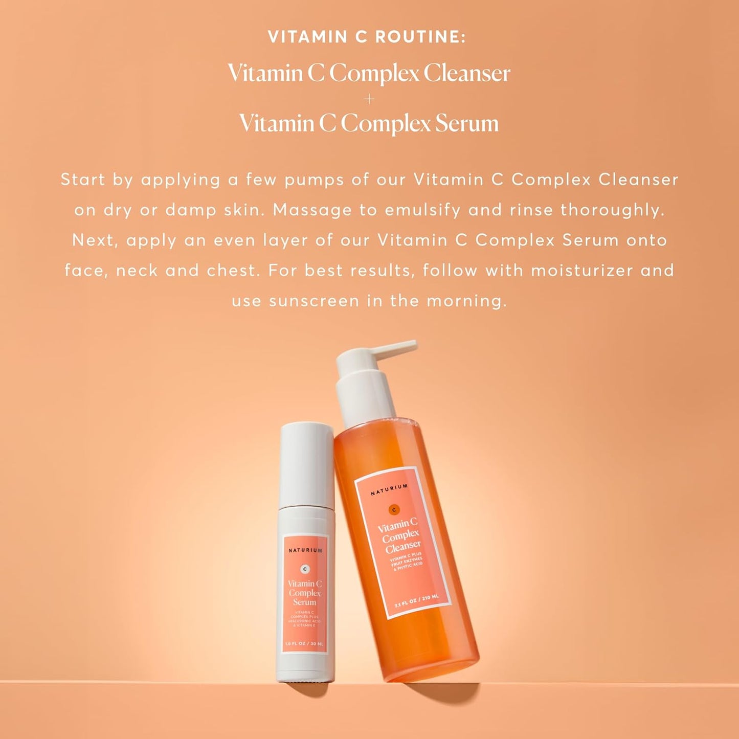 Dluxe Ave. Vitamin C Complex Cleanser/ Gently Exfoliating & Deeply Cleansing Foaming 7.1 oz