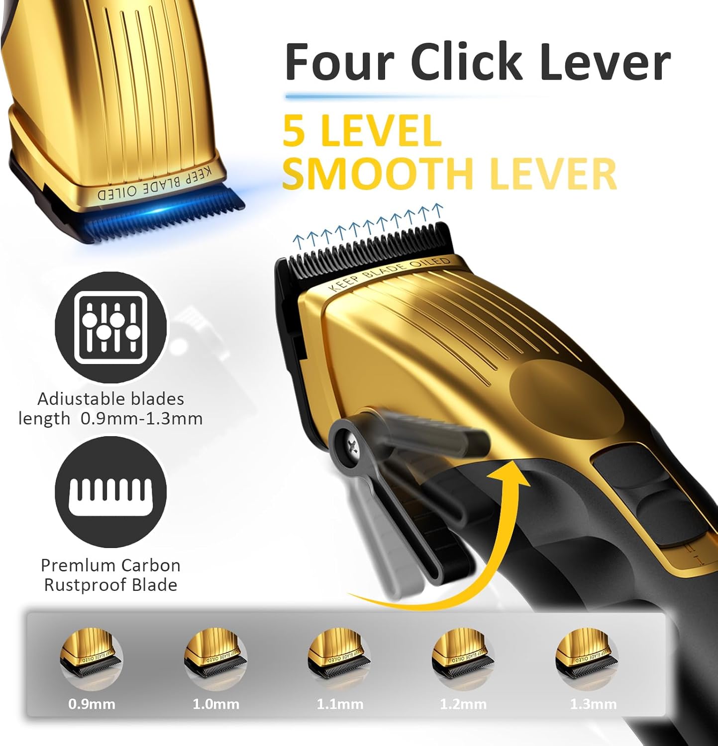 Dluxe Ave. Supreme Trimmer/ 2 Speed/ Gold