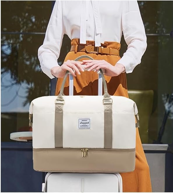 Dluxe Ave. Carry on Overnight Bag with Shoe Compartment/ Laptop Pocket/ Toiletry Bag