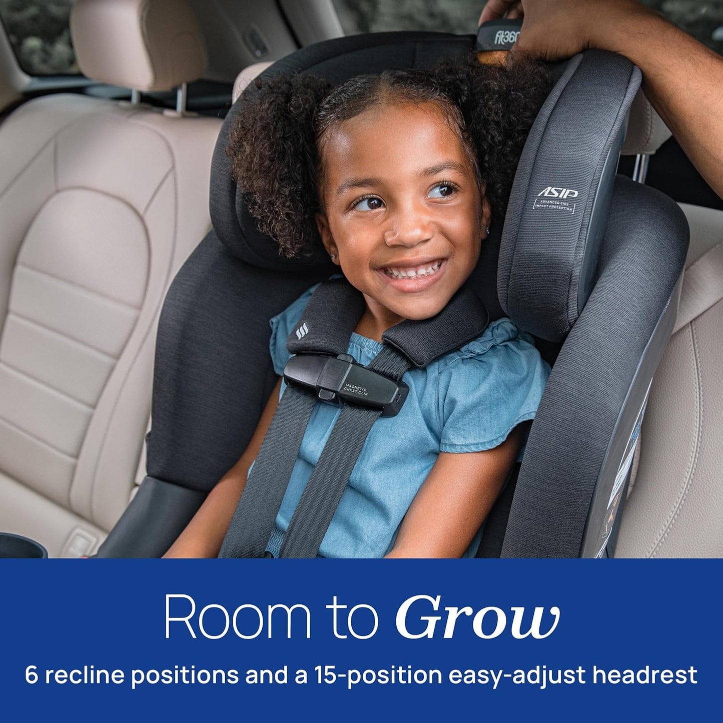 Dluxe Ave.  (Out of Stock) Chicco Fit360 ClearTex Rotating Convertible Car Seat with 360 Degree Rotation for Rear-Facing and Forward-Facing Usage LeverLock Self-Tensioning Lock System | Black/Black