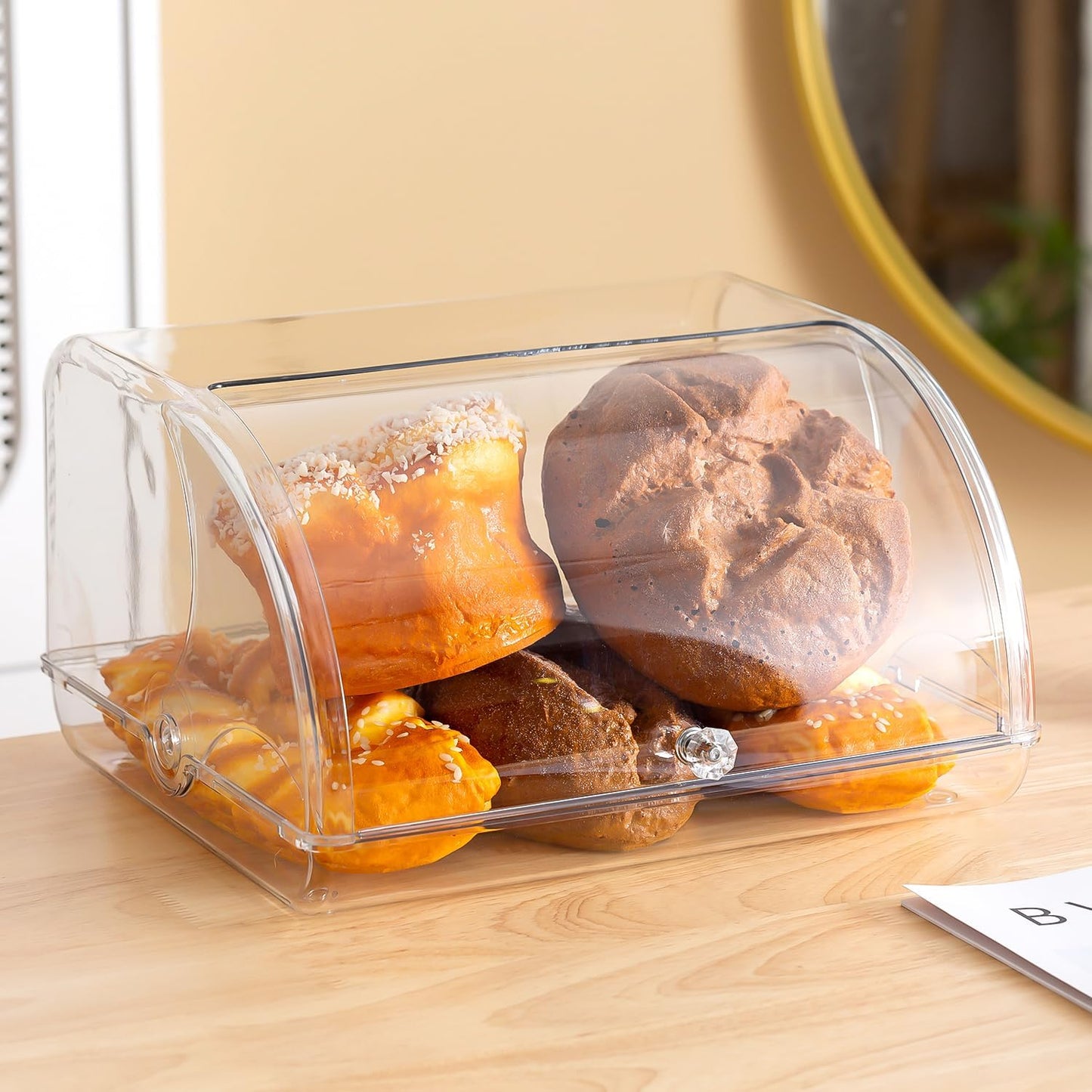 Dluxe Ave.  Bread Box for Kitchen Countertop