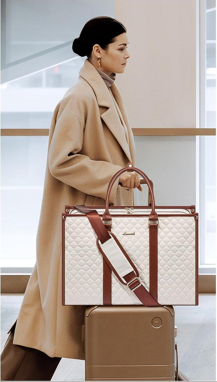 Dluxe Ave. Large Travel Duffle Bag/ with Wet Pocket Shoe Bag