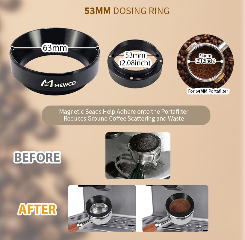 Dluxe Ave. 7 Pack Espresso Tamper Station&Coffee Distributor  (54 mm)