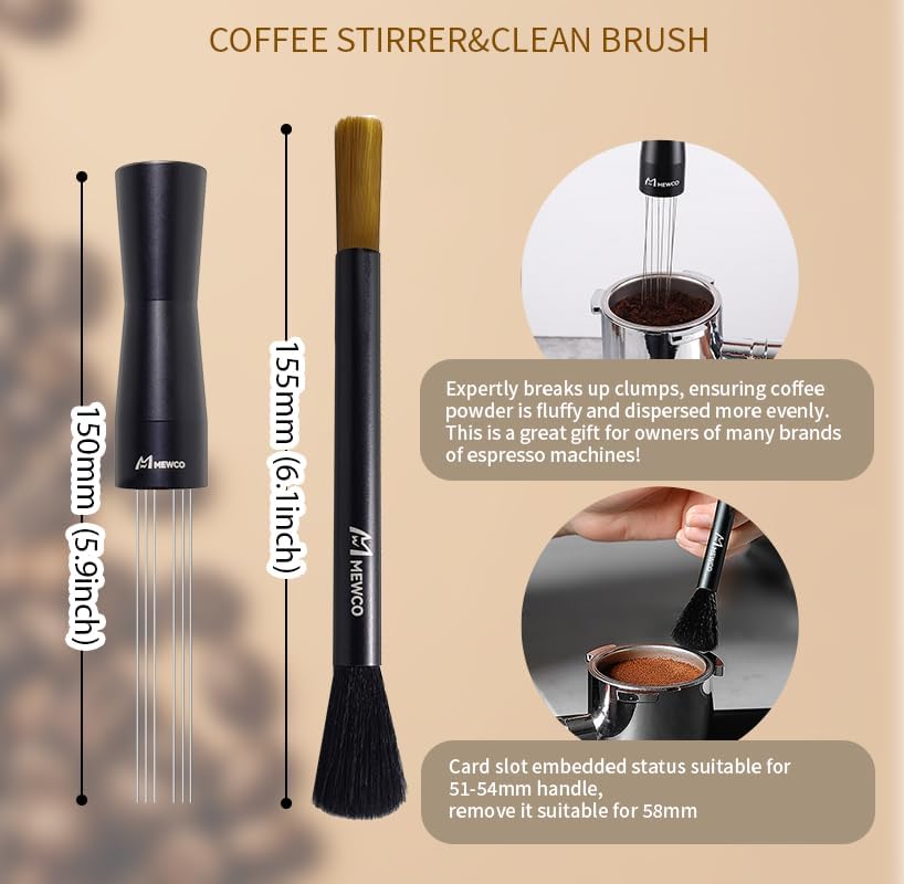 Dluxe Ave. 7 Pack Espresso Tamper Station&Coffee Distributor  (54 mm)