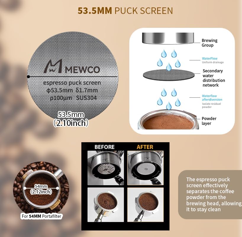 Dluxe Ave. 7 Pack Espresso Tamper Station&Coffee Distributor  (54 mm)