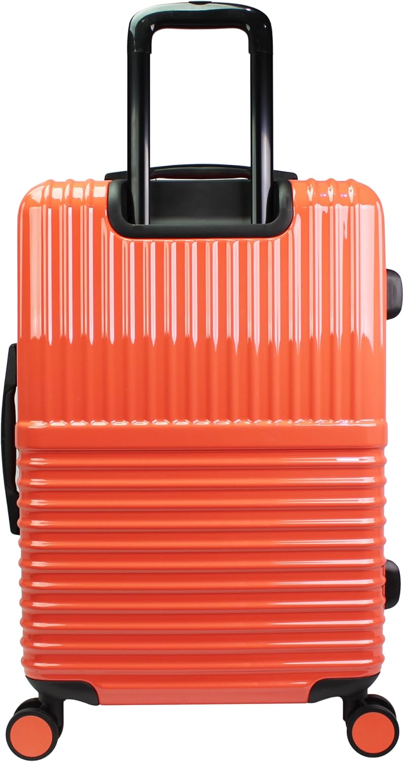 Dluxe Ave. Lightweight Hardside Expandable 2-Piece Set/ Spinner Wheels/ TSA Lock/ Coral 2-Pcs (20in24in)