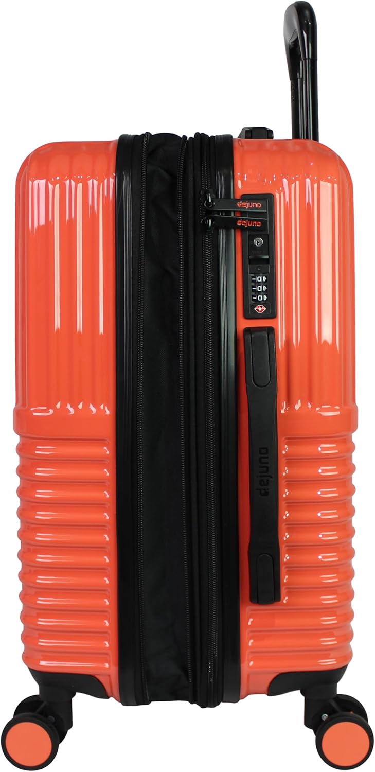 Dluxe Ave. Lightweight Hardside Expandable 2-Piece Set/ Spinner Wheels/ TSA Lock/ Coral 2-Pcs (20in24in)