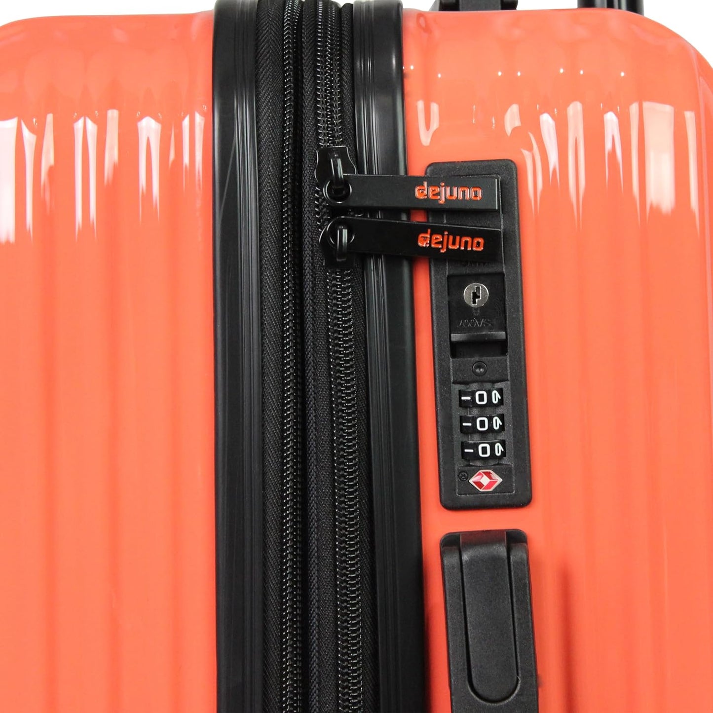Dluxe Ave. Lightweight Hardside Expandable 2-Piece Set/ Spinner Wheels/ TSA Lock/ Coral 2-Pcs (20in24in)