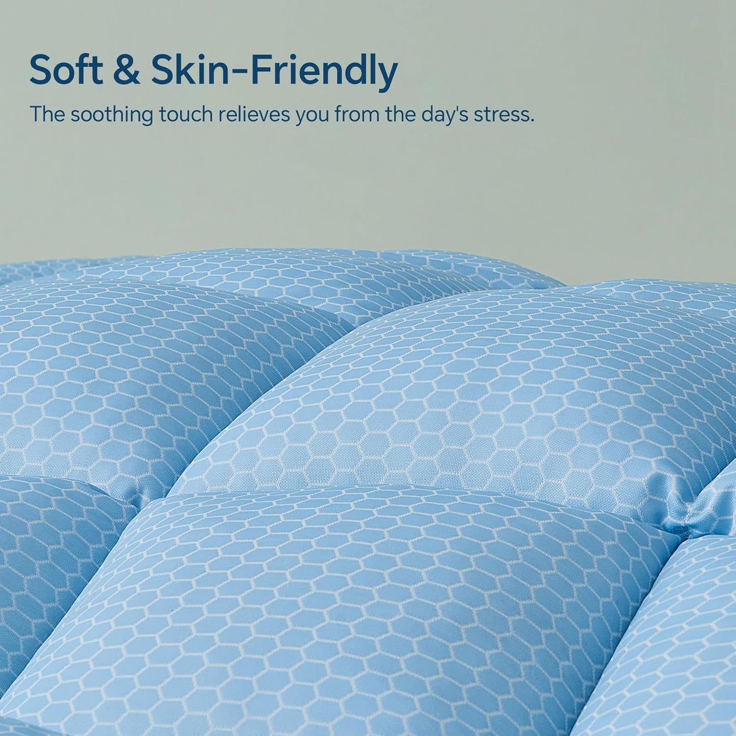 Dluxe Ave. ( KING ) Pillow Top Mattress Topper, Cooling Mattress, with 8"-21" Deep Pocket