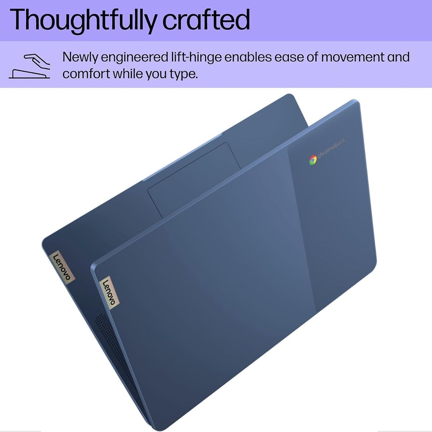 Dluxe Ave. Lenovo 2024 Slim 3 Chromebook Laptop 14" FHD Touchscreen MediaTek Kompanio 520 4GB RAM 64GB