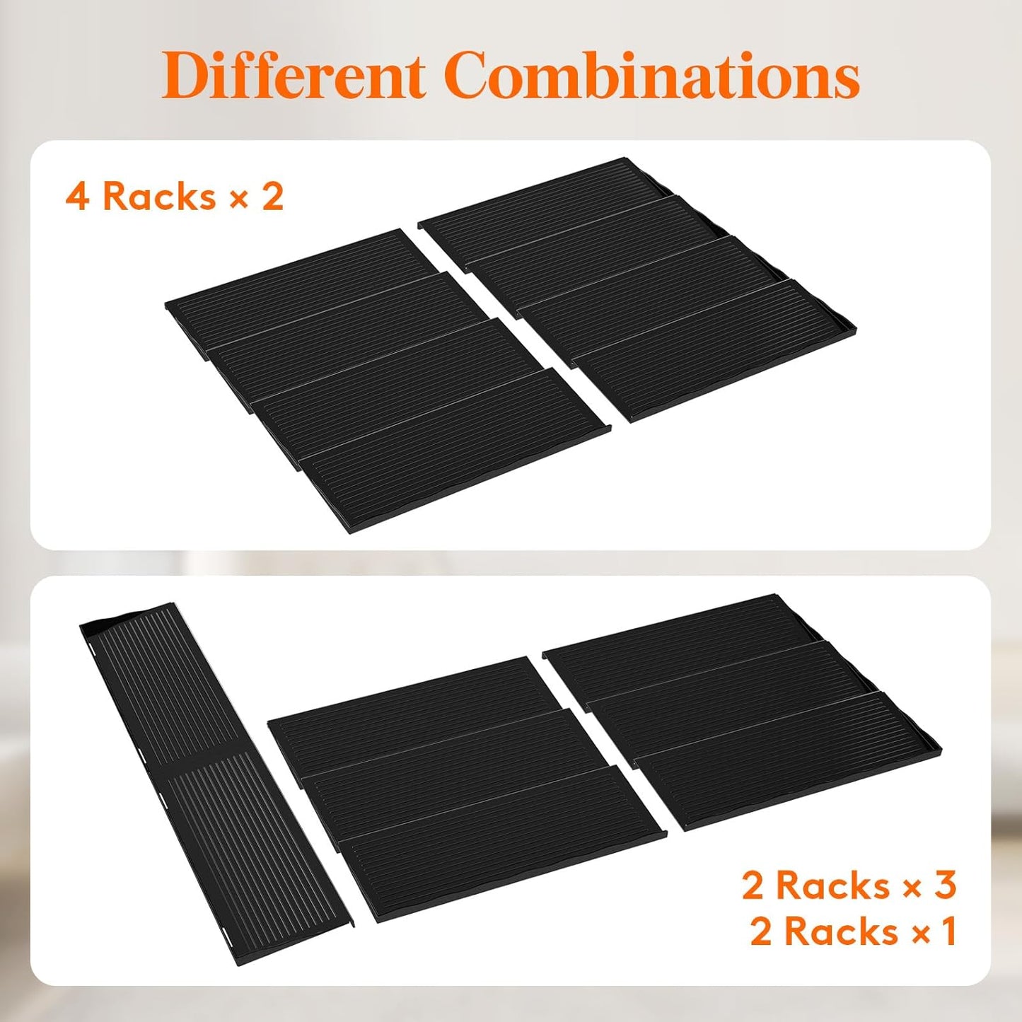 Dluke Ave.Plastic Adjustable Spice Drawer Organizer/ Expandable