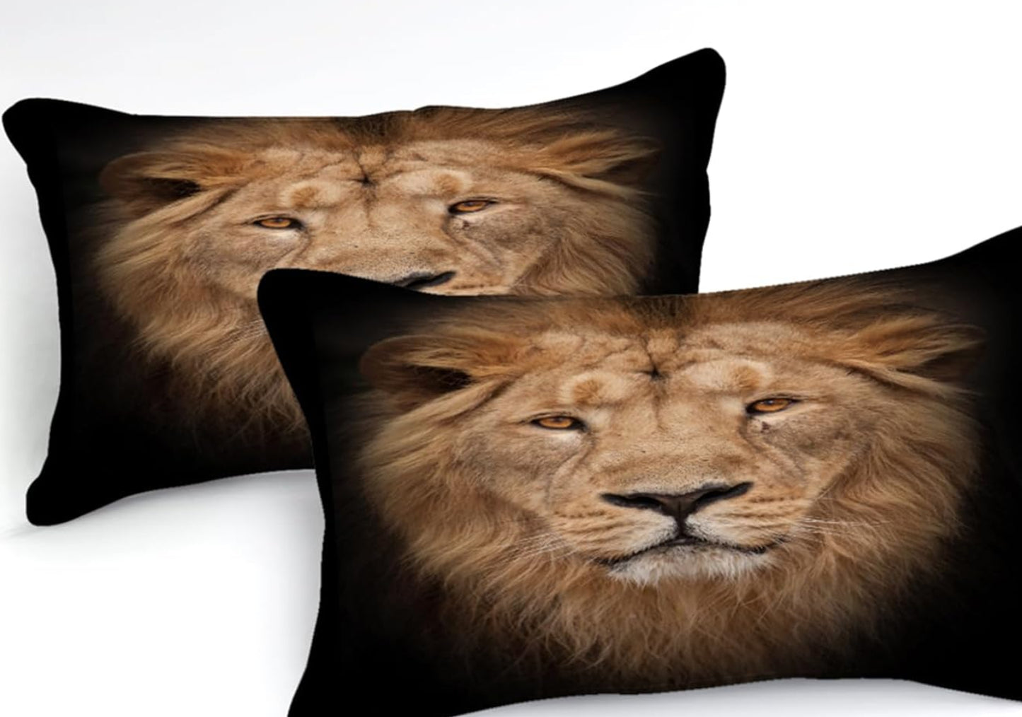 Dluxe Ave. ( KING ) 4 Pcs. Comforter Set, Lion