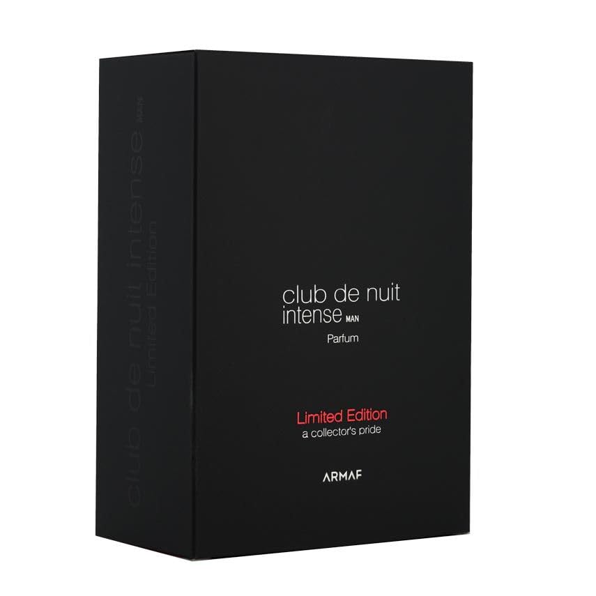 Dluxe Ave. Armaf Club De Nuit Intense Limited Edition for Men Parfum Spray 3.6 Ounce (with Cufflinks)