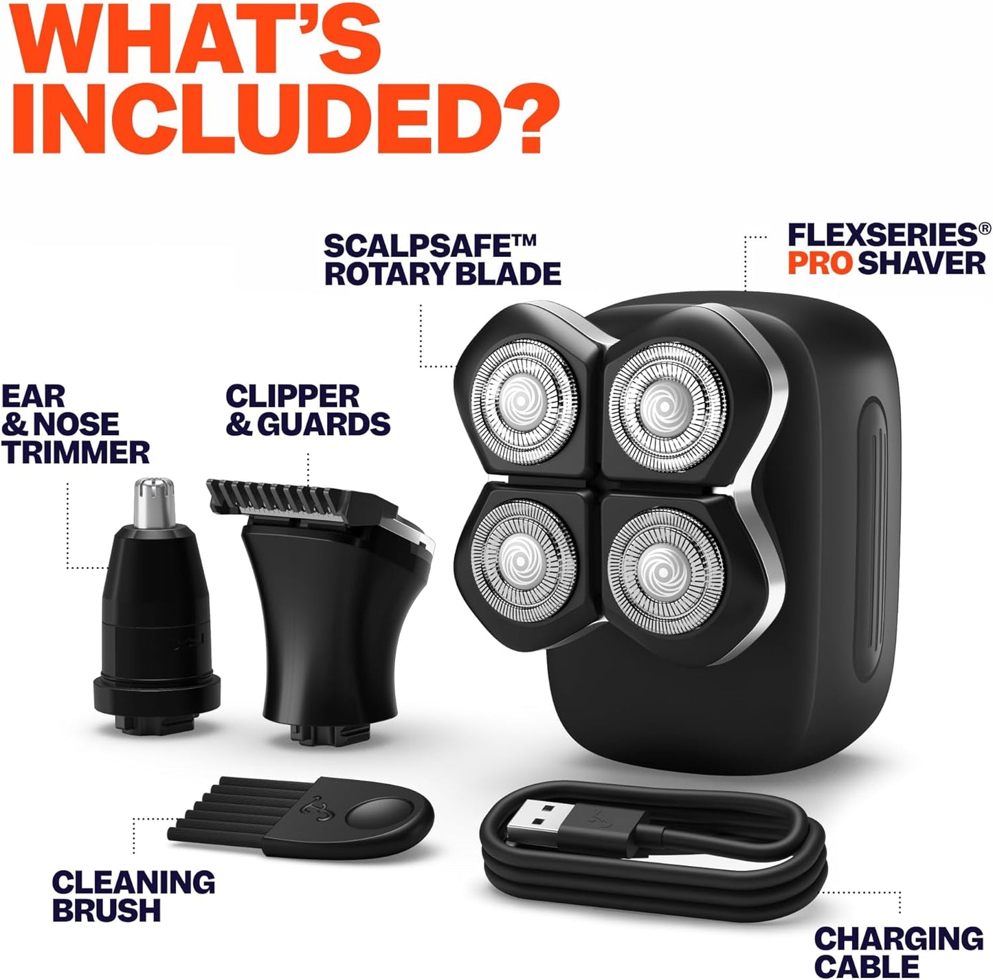 Dluxe Ave.  Pro Electric Head Shaver