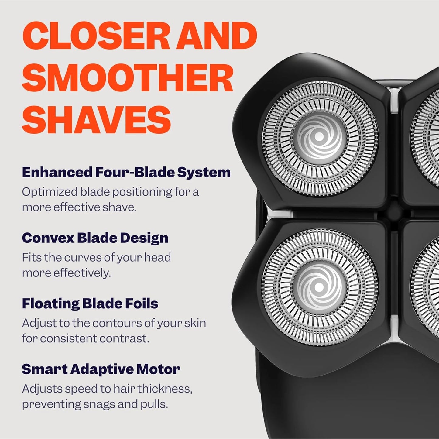 Dluxe Ave.  Pro Electric Head Shaver