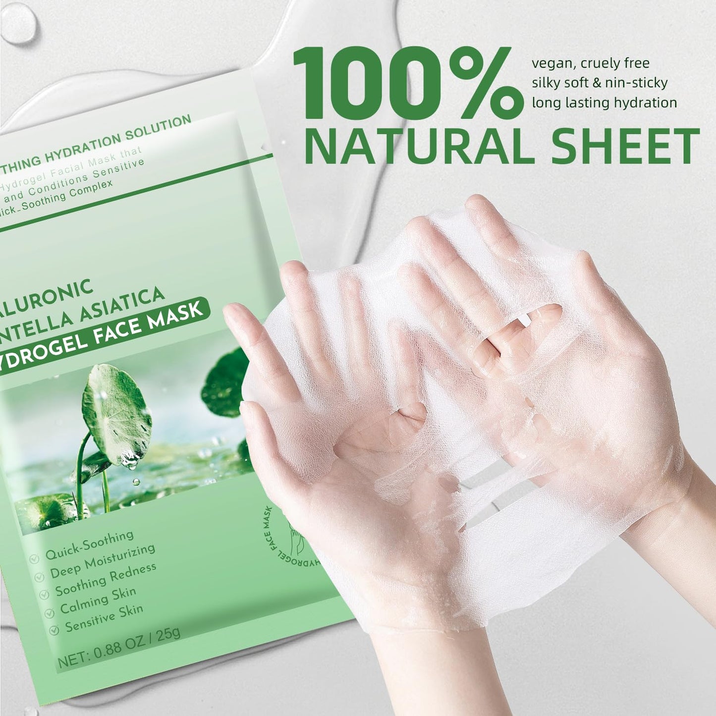 Dluxe Ave.  Centella Asiatica Calming Facial Masks