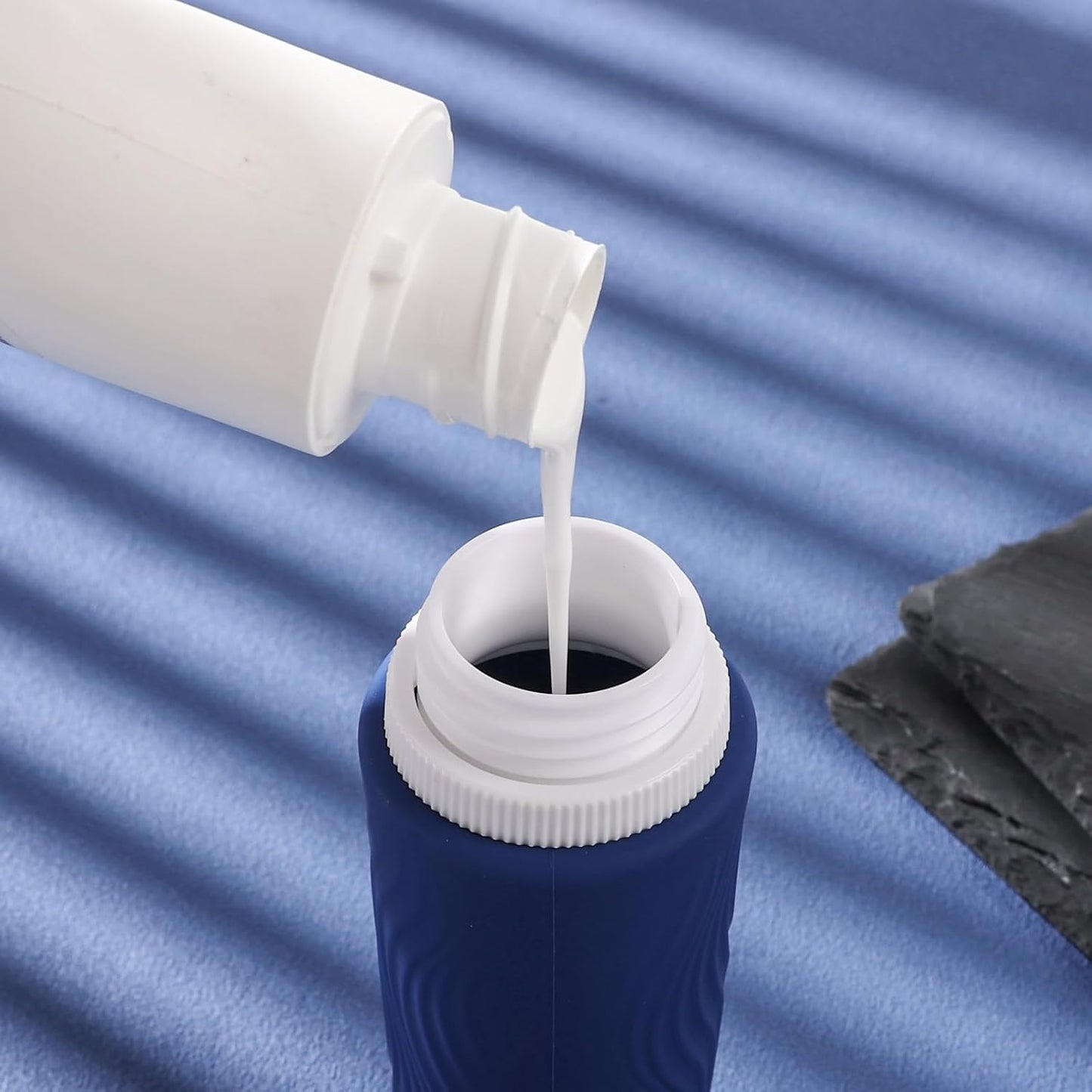 Dluxe Ave. Travel Bottles for Toiletries/ TSA Approved/ 3oz  BPA Free/ Leak Proof / 4 Pack