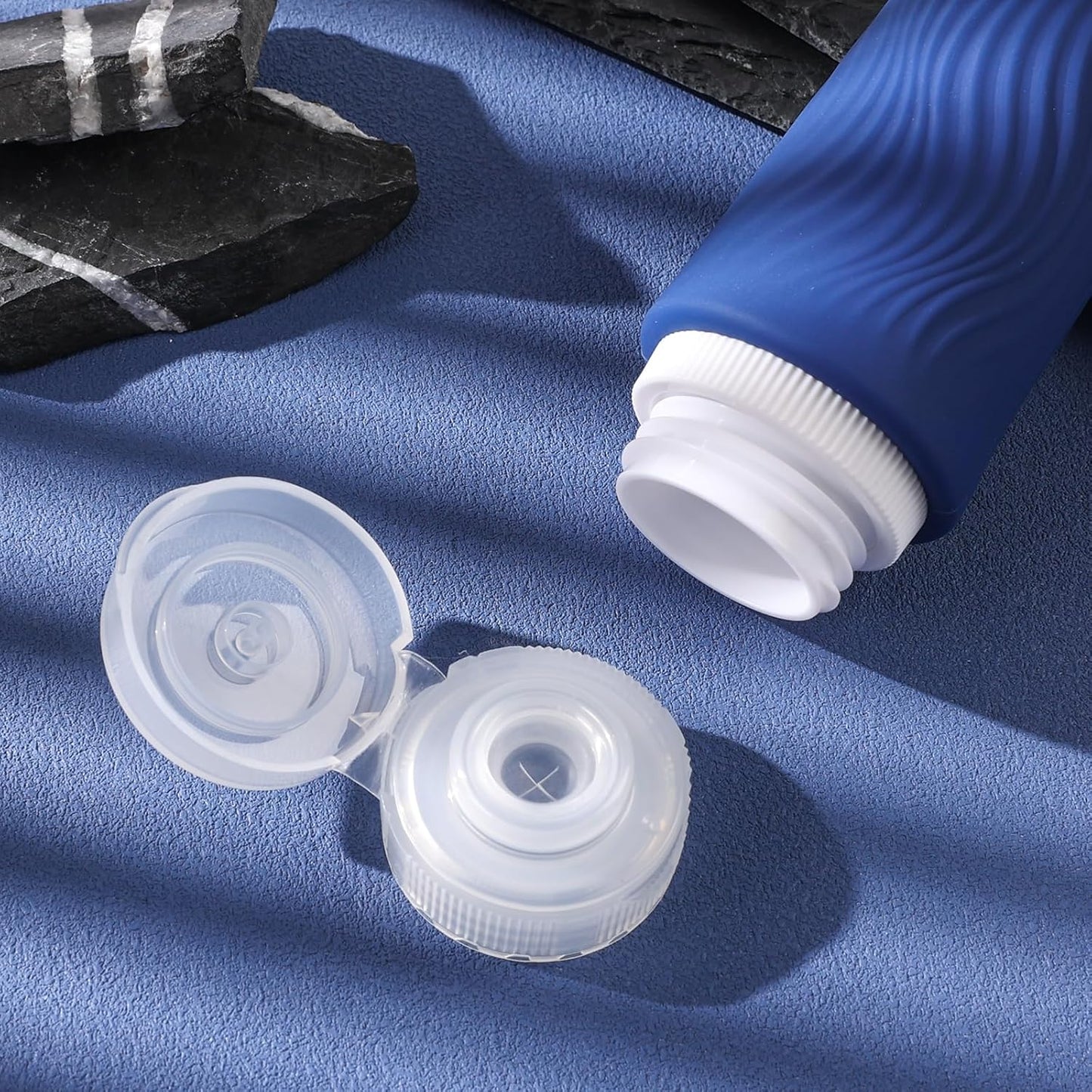Dluxe Ave. Travel Bottles for Toiletries/ TSA Approved/ 3oz  BPA Free/ Leak Proof / 4 Pack