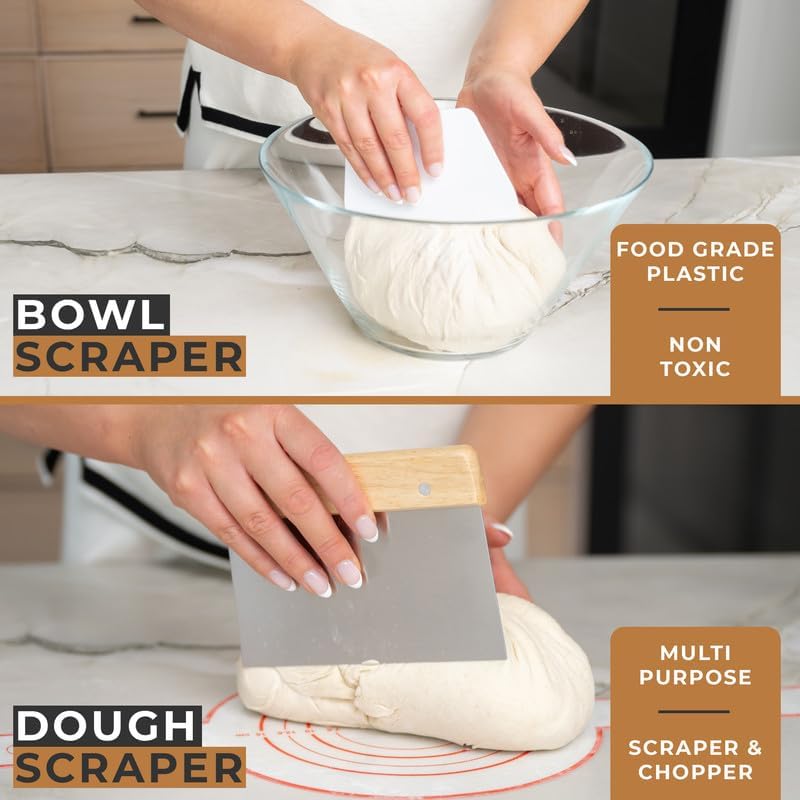 Dluxe Ave.  Complete Sourdough Kit with Bread Making Tools