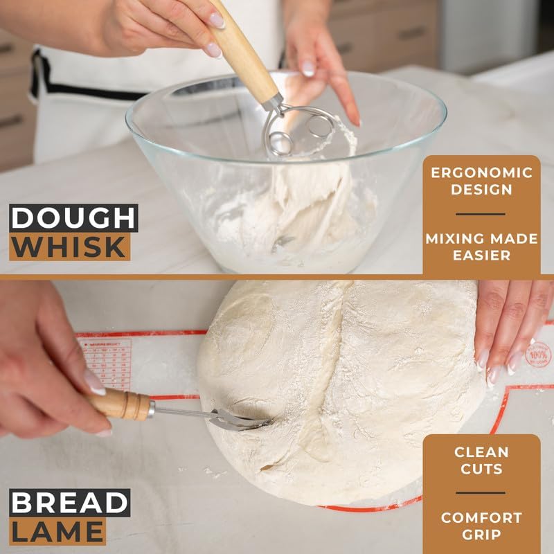 Dluxe Ave.  Complete Sourdough Kit with Bread Making Tools