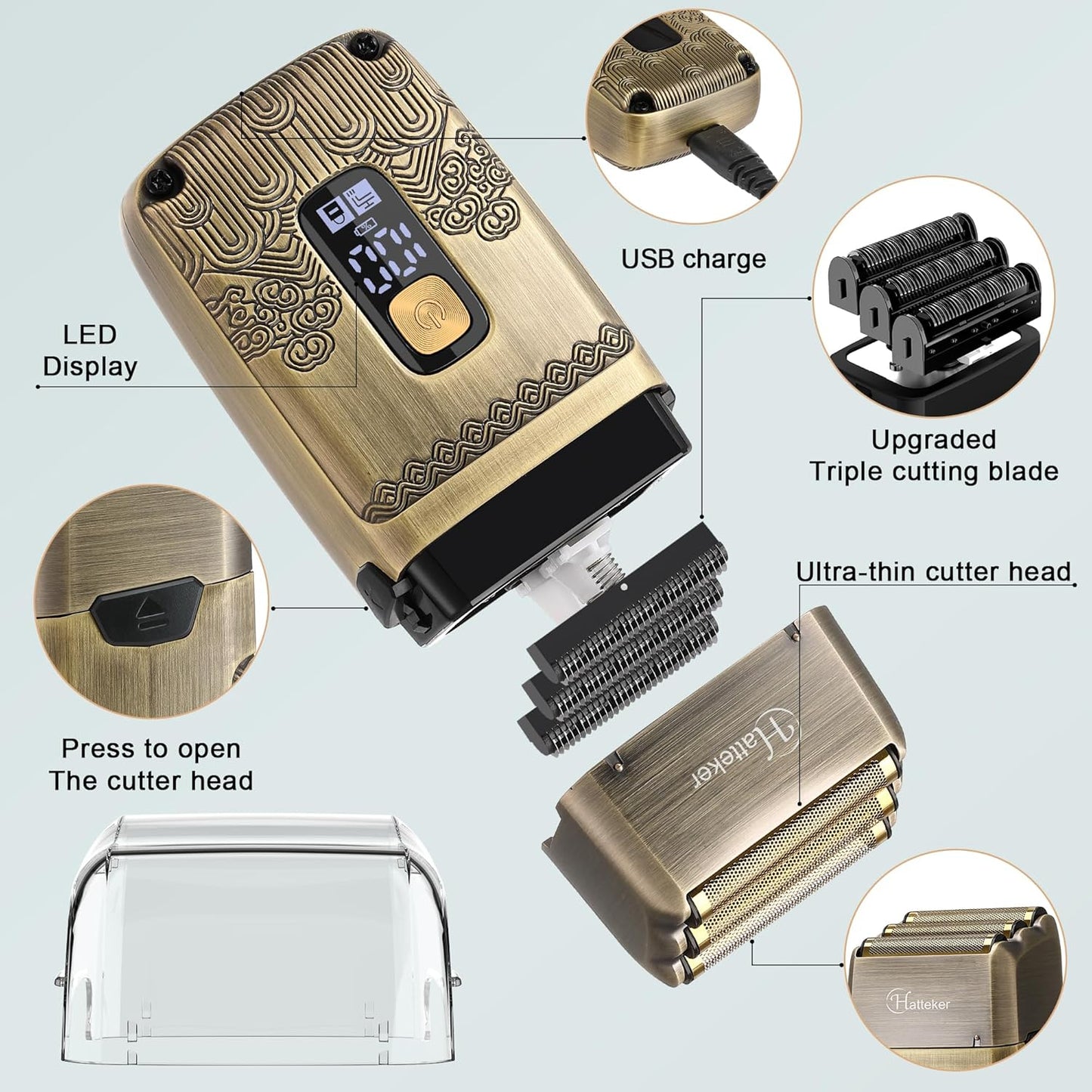 Dluxe Ave. Professional Hair Clipper/ Electric Razor