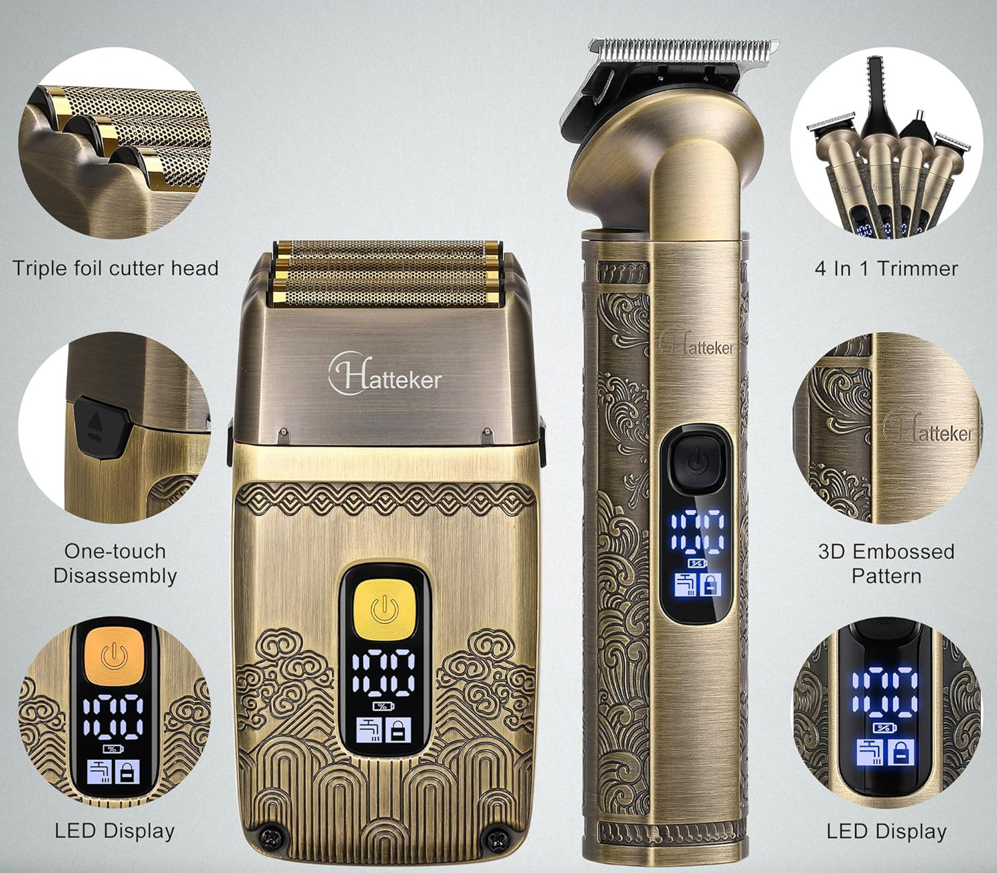 Dluxe Ave. Professional Hair Clipper/ Electric Razor