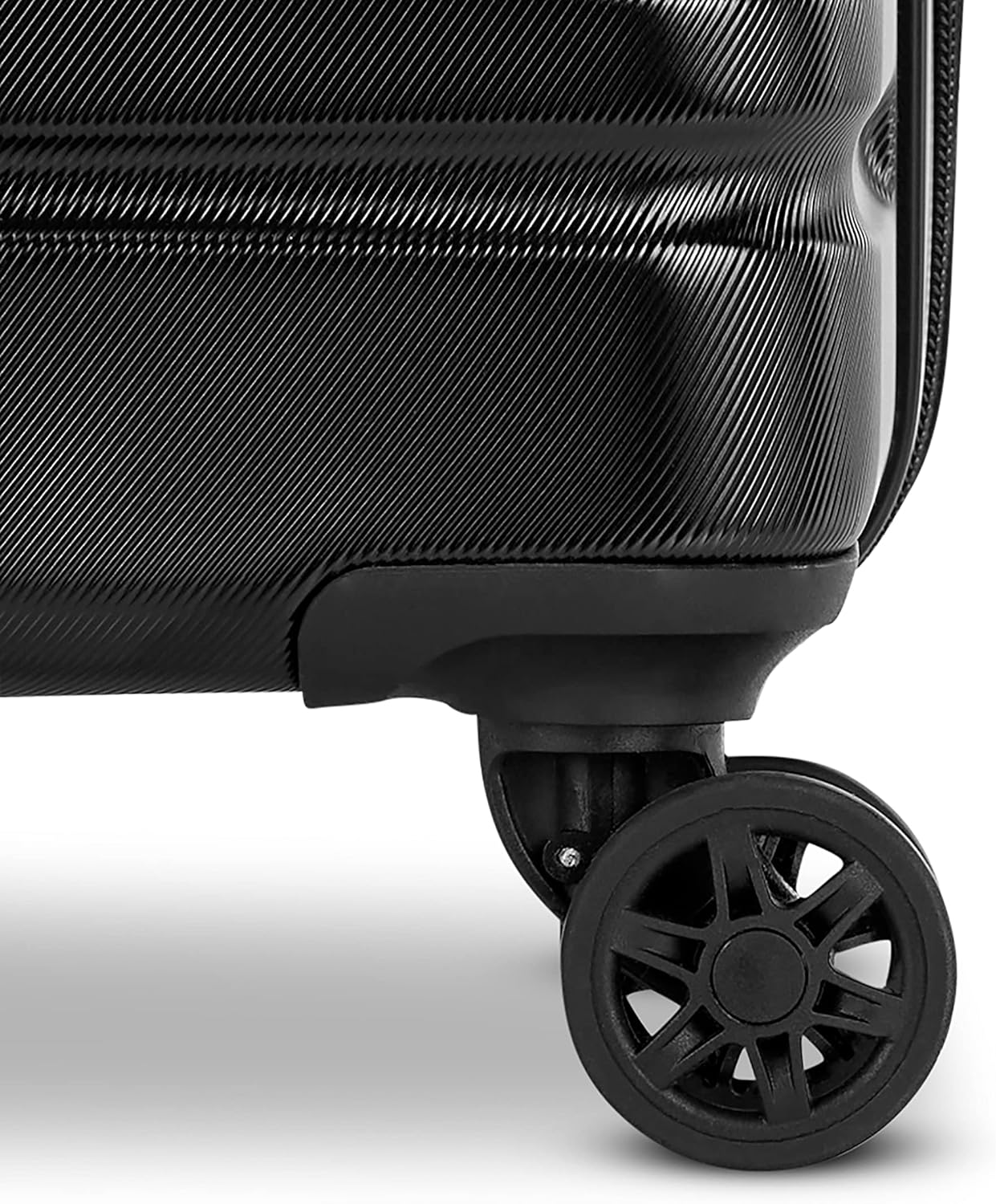 Dluxe Ave. Hardside Expandable Luggage with Double Spinner Wheels/ Cordovan 2PC Set (Burgandy)