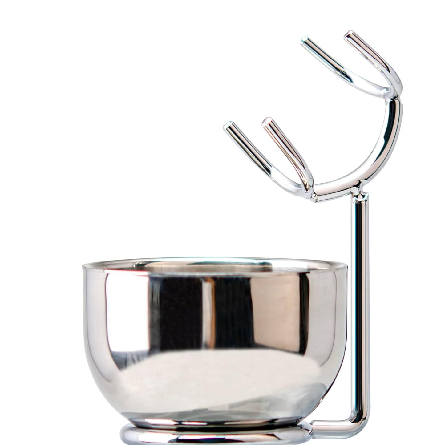Dluxe Ave. Shaving Brush and Bowl Kit/ 3 in 1 / Silver